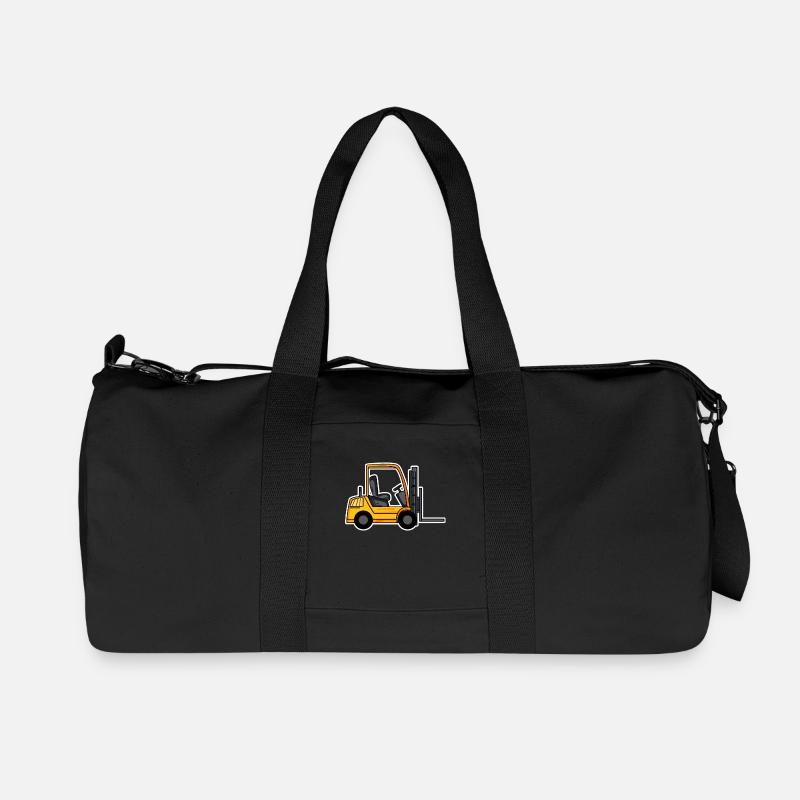 Gabelstapler Stapler - Recycelte Canvas-Sporttasche von Stanley/Stella - Schwarz
