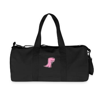 Dinosaurs for children - Recycled Canvas Sports Bag by Stanley/Stella - black - Front