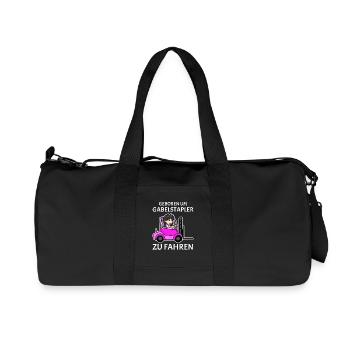 Staplerfahrer Damen Gabelstapler Stapler - Recycelte Canvas-Sporttasche von Stanley/Stella - Schwarz - Vorne