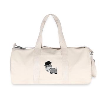 Donkeys - Recycled Canvas Sports Bag by Stanley/Stella - natural - Front