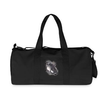 Rabbit - Recycled Canvas Sports Bag by Stanley/Stella - black - Front