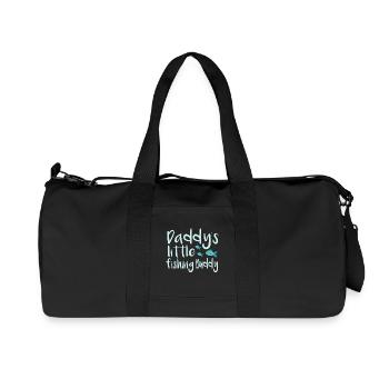 Baby Fishing Dad - Recycled Canvas Sports Bag by Stanley/Stella - black - Front
