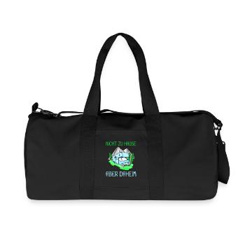 Wohnmobil Camping Camper - Recycelte Canvas-Sporttasche von Stanley/Stella - Schwarz - Vorne