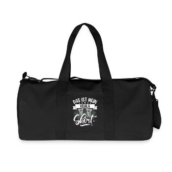 Das Ist Mein Koala Shirt - Recycelte Canvas-Sporttasche von Stanley/Stella - Schwarz - Vorne