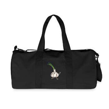 Ail cool - Sac de sport en toile recyclée Stanley/Stella - noir - Devant