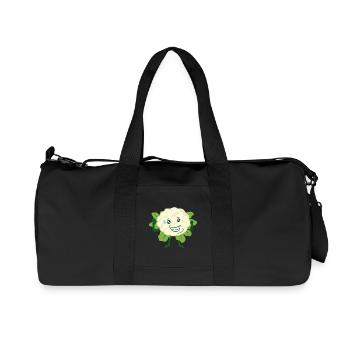 Chou-fleur amusant - Sac de sport en toile recyclée Stanley/Stella - noir - Devant