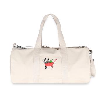 Motif gardener garden gift - Recycled Canvas Sports Bag by Stanley/Stella - natural - Front