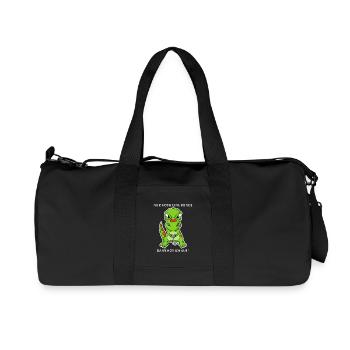 Nur noch eine Runde Zocken Gaming Kinder - Recycelte Canvas-Sporttasche von Stanley/Stella - Schwarz - Vorne