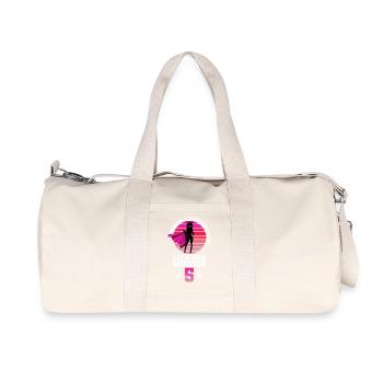 Einschulung 5.Klasse Grundschule Ende Abschluss - Recycelte Canvas-Sporttasche von Stanley/Stella - Naturweiß - Vorne