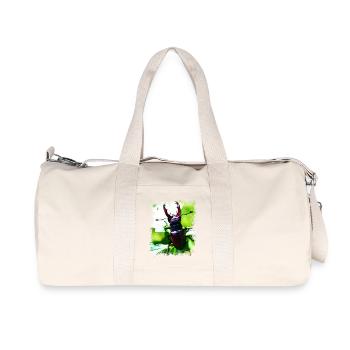 stag beetle - Recycled Canvas Sports Bag by Stanley/Stella - natural - Front