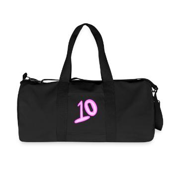 10 - Recycelte Canvas-Sporttasche von Stanley/Stella - Schwarz - Vorne