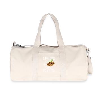 Licence To Grill Grill Master Chef Contract Griller - Recycled Canvas Sports Bag by Stanley/Stella - natural - Front