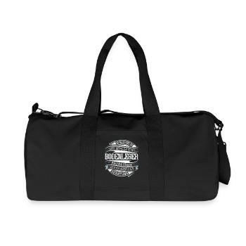 Bodenleger - Recycelte Canvas-Sporttasche von Stanley/Stella - Schwarz - Vorne