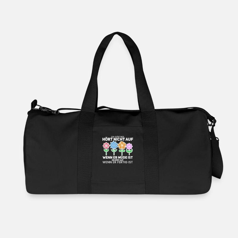 Gärtner - Recycelte Canvas-Sporttasche von Stanley/Stella - Schwarz