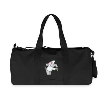 Elefant Koch Salzstreuer Kochen - Recycelte Canvas-Sporttasche von Stanley/Stella - Schwarz - Vorne