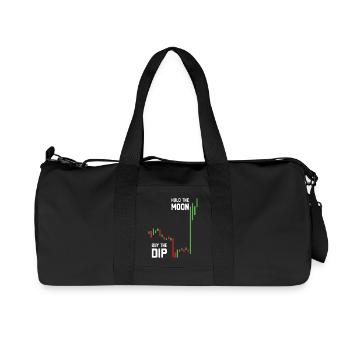 buy the dip Investing - Recycelte Canvas-Sporttasche von Stanley/Stella - Schwarz - Vorne
