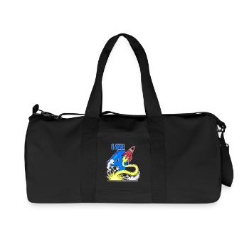 4 anniversaire garçon - 4 ans - J’ai 4 ans - Sac de sport en toile recyclée Stanley/Stella - noir - Devant
