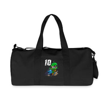 10 years Motocross 10th birthday - Recycled Canvas Sports Bag by Stanley/Stella - black - Front