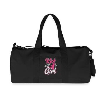 Shirt für Karate Frau oder Mädchen als Geschenk - Recycelte Canvas-Sporttasche von Stanley/Stella - Schwarz - Vorne