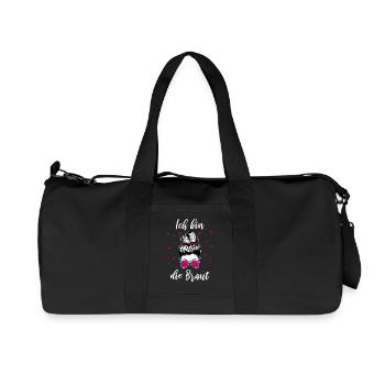 Ich Bin Die Braut Lustig - Recycelte Canvas-Sporttasche von Stanley/Stella - Schwarz - Vorne