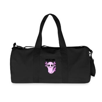 Axolotl Hug - Recycled Canvas Sports Bag by Stanley/Stella - black - Front