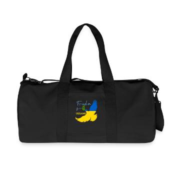 Freedom for Ukraine - Recycled Canvas Sports Bag by Stanley/Stella - black - Front