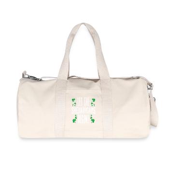 Let the Shenanigans begin! St Patricks Day Ireland - Recycled Canvas Sports Bag by Stanley/Stella - natural - Front