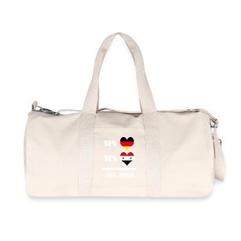 Allemagne et Syrie 100% Brillant / Cadeau - Sac de sport en toile recyclée Stanley/Stella - blanc naturel - Devant