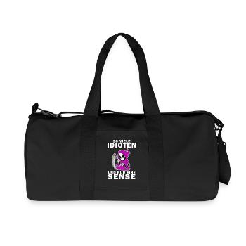 Sensenmann Dame - Recycelte Canvas-Sporttasche von Stanley/Stella - Schwarz - Vorne