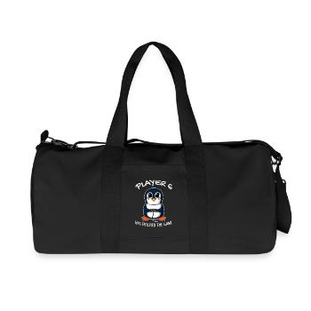 Le joueur 6 est entré dans le jeu Baby - Sac de sport en toile recyclée Stanley/Stella - noir - Devant