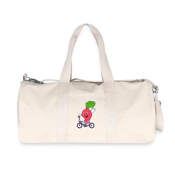 Vélo radis - Sac de sport en toile recyclée Stanley/Stella - blanc naturel - Devant