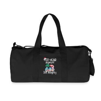 Gnome Semi-Annual Report Still Cheeky - Recycled Canvas Sports Bag by Stanley/Stella - black - Front