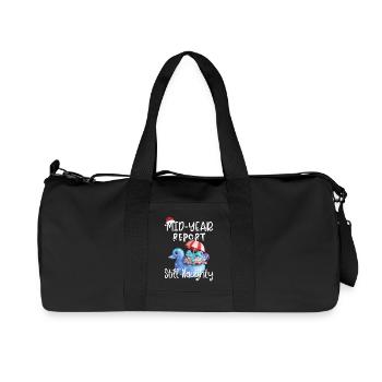Gnome's Semi-Annual Report Still Cheeky - Recycled Canvas Sports Bag by Stanley/Stella - black - Front