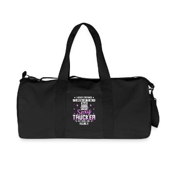 Camionneur sexy - Sac de sport en toile recyclée Stanley/Stella - noir - Devant