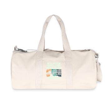 Dads drive trucks - Recycled Canvas Sports Bag by Stanley/Stella - natural - Front