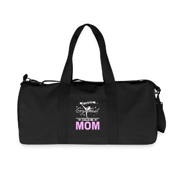 My favorite gymnast calls me mom - Recycelte Canvas-Sporttasche von Stanley/Stella - Schwarz - Vorne
