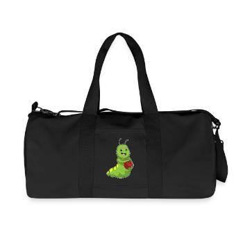 Boule de bowling Chenille - Sac de sport en toile recyclée Stanley/Stella - noir - Devant