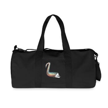 Voilier Voilier Voilier Rétro Vintage - Sac de sport en toile recyclée Stanley/Stella - noir - Devant