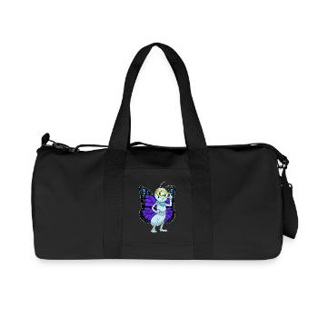 Lunettes Papillon - Sac de sport en toile recyclée Stanley/Stella - noir - Devant
