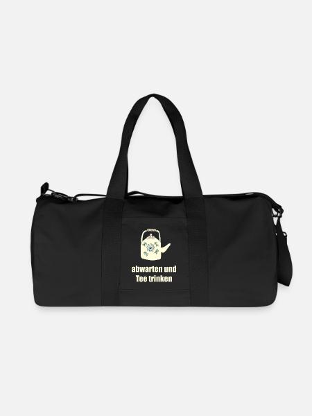 teetrinken 2 - Recycelte Canvas-Sporttasche von Stanley/Stella - Schwarz