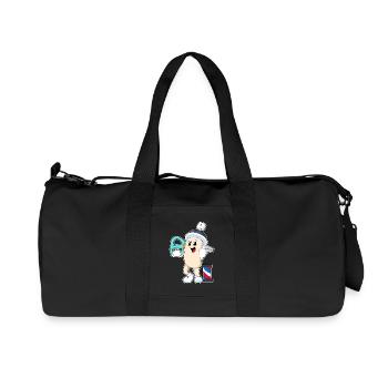 Laca pour coiffure ciseaux - Sac de sport en toile recyclée Stanley/Stella - noir - Devant