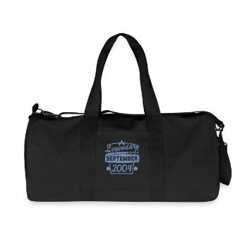Birthday Gifts September 2004 - Recycled Canvas Sports Bag by Stanley/Stella - black - Front