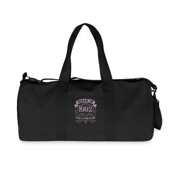 Made in 1982 Birthday Vintage - Recycled Canvas Sports Bag by Stanley/Stella - black - Front