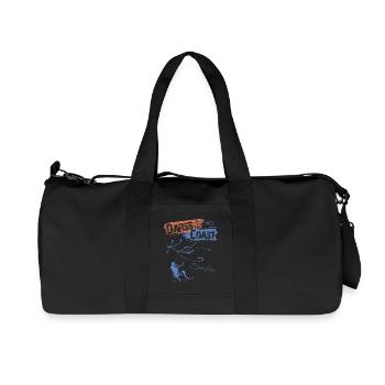 DarssCoast - Kite Surfing - Recycelte Canvas-Sporttasche von Stanley/Stella - Schwarz - Vorne