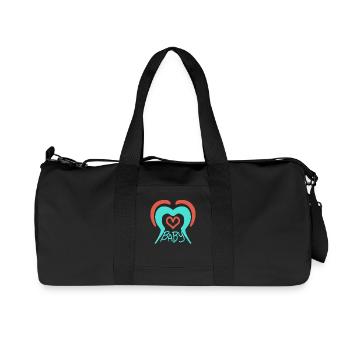 Bébé - Sac de sport en toile recyclée Stanley/Stella - noir - Devant