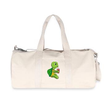 Turtle Mug à emporter - Sac de sport en toile recyclée Stanley/Stella - blanc naturel - Devant