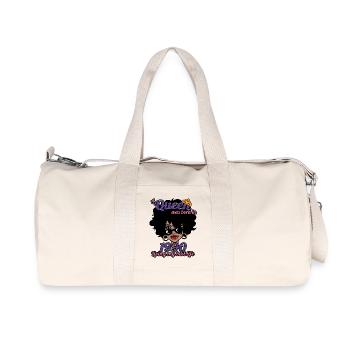 A Queen Was Born In 1990 - 32 Years Old Birthday - Recycled Canvas Sports Bag by Stanley/Stella - natural - Front