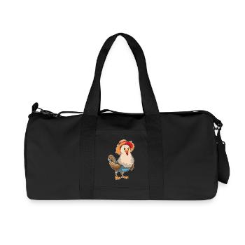 Chicken Farmer Farm - Recycled Canvas Sports Bag by Stanley/Stella - black - Front