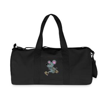 Mouse Jogger Jogging Sport - Sac de sport en toile recyclée Stanley/Stella - noir - Devant