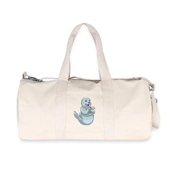 Seal Fish - Recycled Canvas Sports Bag by Stanley/Stella - natural - Front